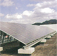 太陽光発電システム完成