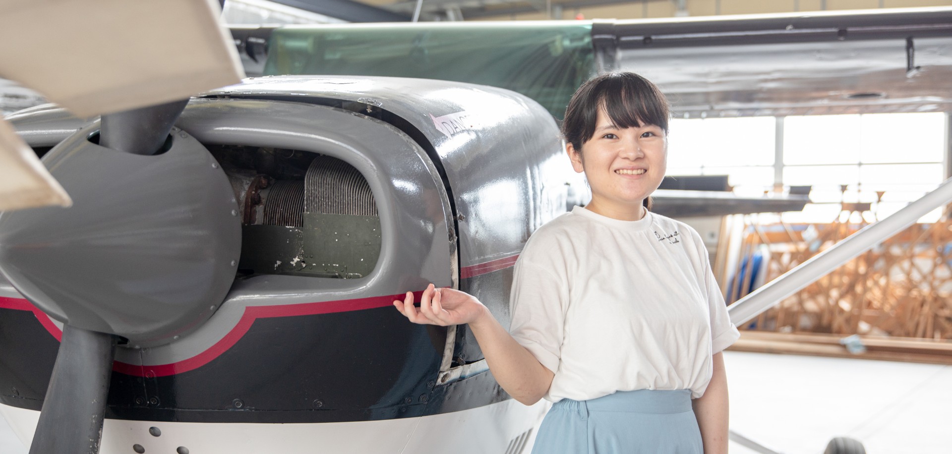 濱江 美希さん 交通機械工学科 3年